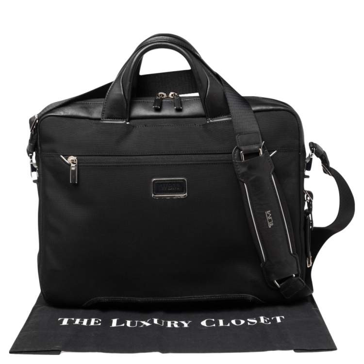Pre Owned TUMI Black Nylon Laptop Bag