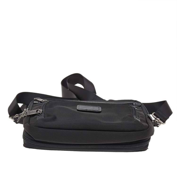 Pre Owned TUMI Black Nylon iPad Case Messenger Bag