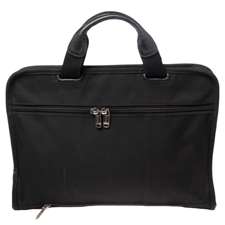 Pre Owned TUMI Black Nylon Briefcase bag 