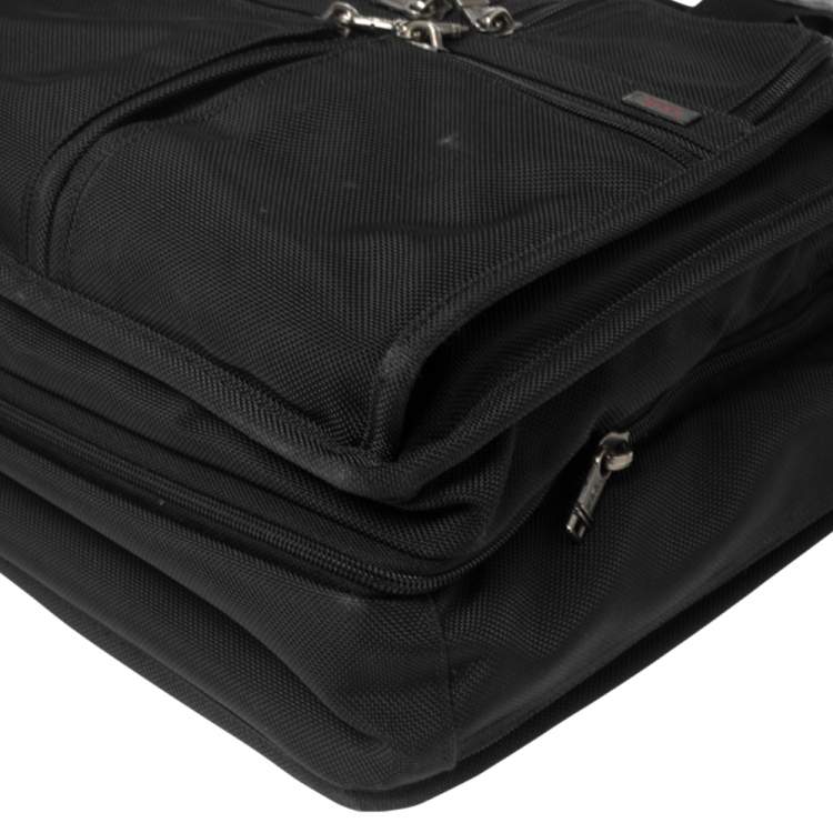 Pre Owned TUMI Black Ballistic Nylon Expandable Organizer Laptop Briefcase