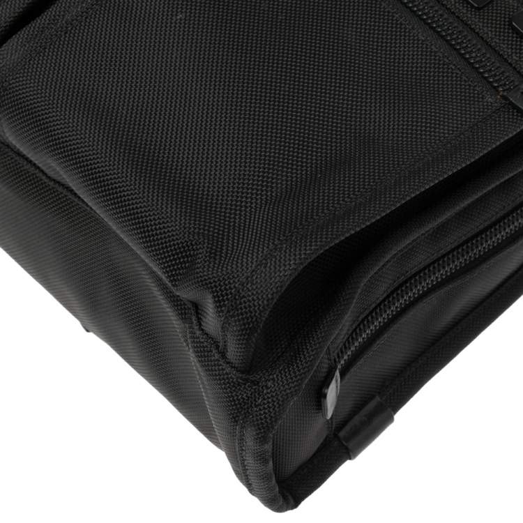Pre Owned TUMI Black Nylon Alpha Compact Large Screen Laptop Briefcase