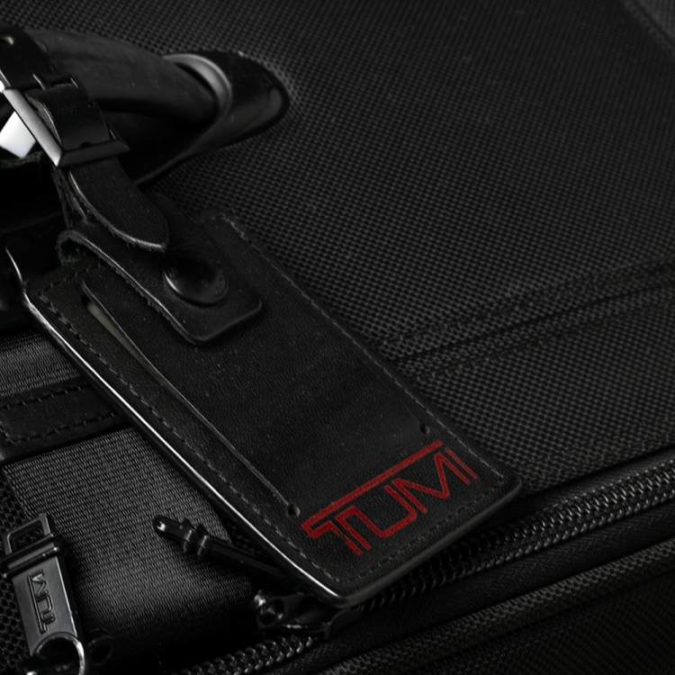 Pre Owned TUMI Black Nylon 2 Wheeled Alpha Expandable Short Trip Luggage
