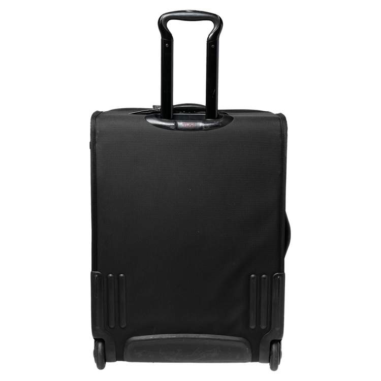 Pre Owned TUMI Black Nylon 2 Wheeled Alpha Expandable Short Trip Luggage