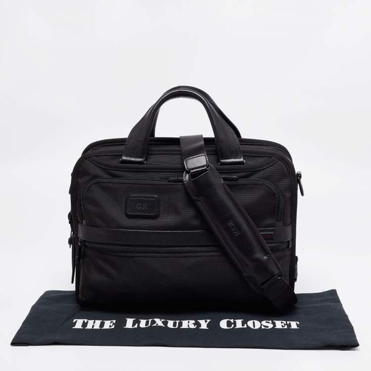 Pre Owned TUMI Black Nylon Alpha 2 Laptop Briefcase