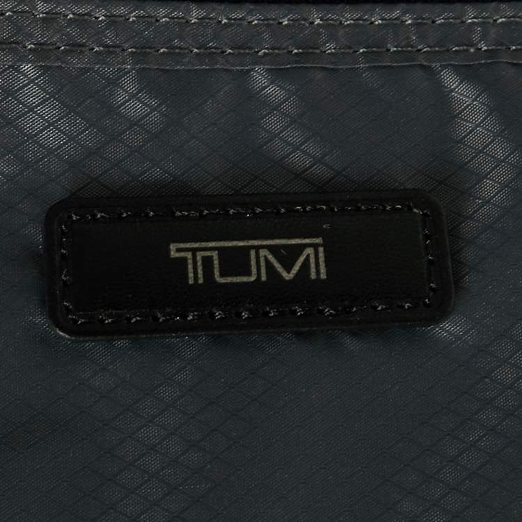 Pre Owned TUMI Blue Camouflage Nylon Merge Short Trip Expandable Packing Case