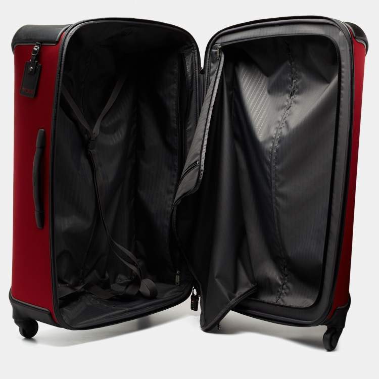Pre Owned TUMI Grey/Red Nylon Gen 4.2 Lightweight Trip Packing Case Luggage