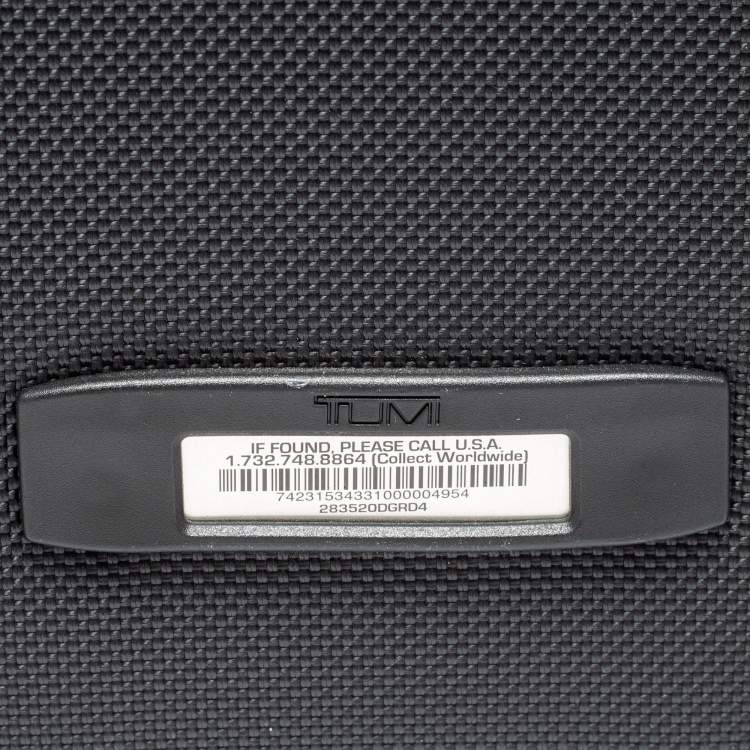 Pre Owned TUMI Grey/Red Nylon Small Gen 4.2 Lightweight Carryon Luggage