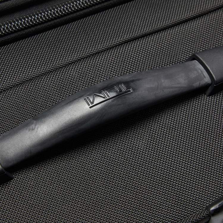 Pre Owned TUMI Black Nylon Alpha 2 Continental Carry On Suitcase