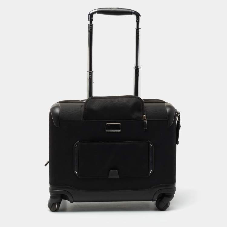 Pre Owned TUMI Black Nylon Laptop Insert McAllen Wheeled Brief Luggage
