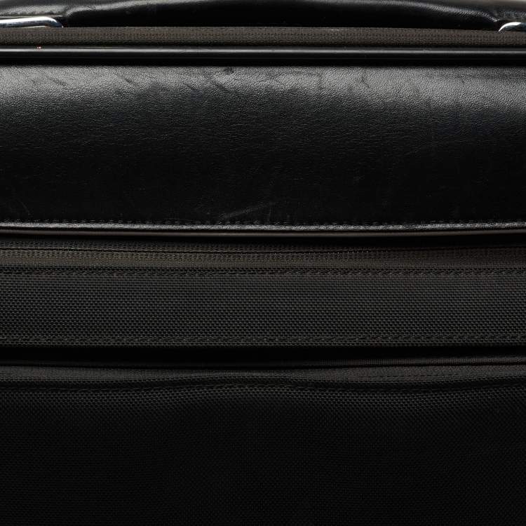 Pre Owned TUMI Black Nylon Laptop Insert McAllen Wheeled Brief Luggage