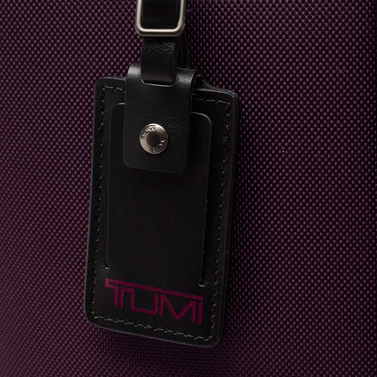 Pre Owned Tumi Purple/Black Nylon Medium Gen 4.2 Lightweight Trip Suitcase