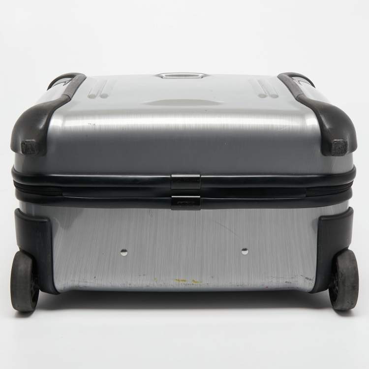 Pre Owned TUMI Grey Polycarbonate 4 Wheeled Vapor Lite Briefcase
