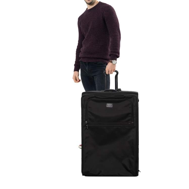 Pre Owned TUMI Black Nylon International Dual Access Suitcase