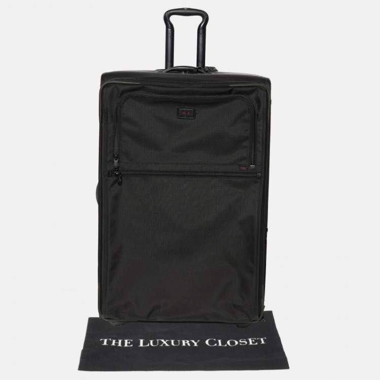 Pre Owned TUMI Black Nylon International Dual Access Suitcase