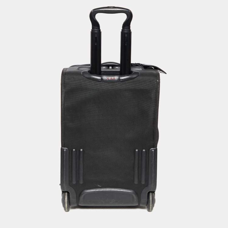 Pre Owned TUMI Black Nylon Alpha 2 International Expandable Suitcase