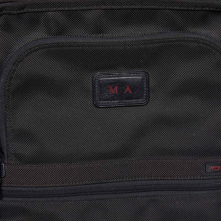 Pre Owned TUMI Black Nylon Alpha 2 International Expandable Suitcase