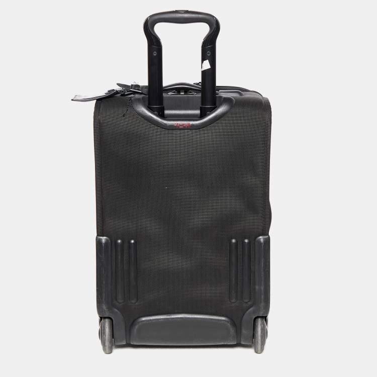 Pre Owned TUMI Black Nylon Alpha 2 International Expandable Suitcase