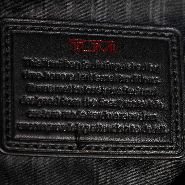 Pre Owned TUMI Black Nylon Alpha 2 International Expandable Suitcase