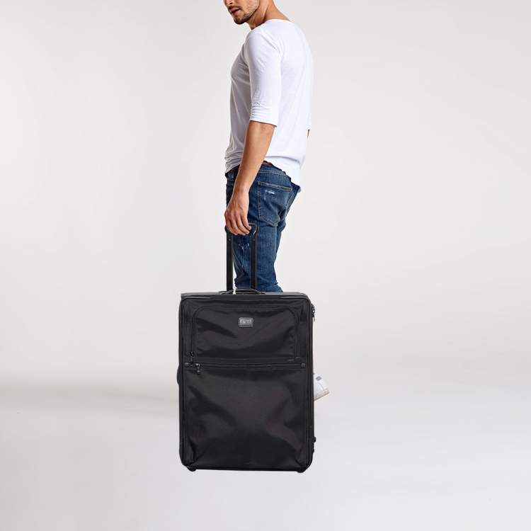 Pre Owned TUMI Black Nylon Alpha Expandable Suitcase