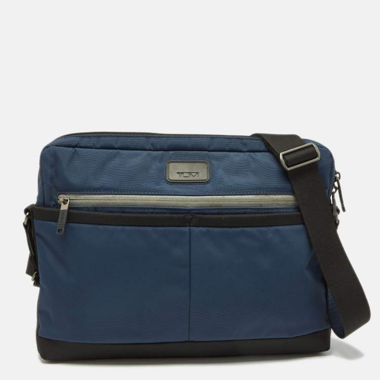 Tumi Blue/Black Nylon Laptop Bag TUMI | The Luxury Closet