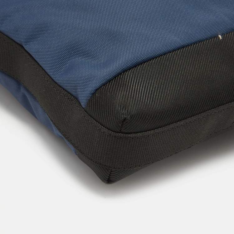 Pre Owned Tumi Blue/Black Nylon Laptop Bag