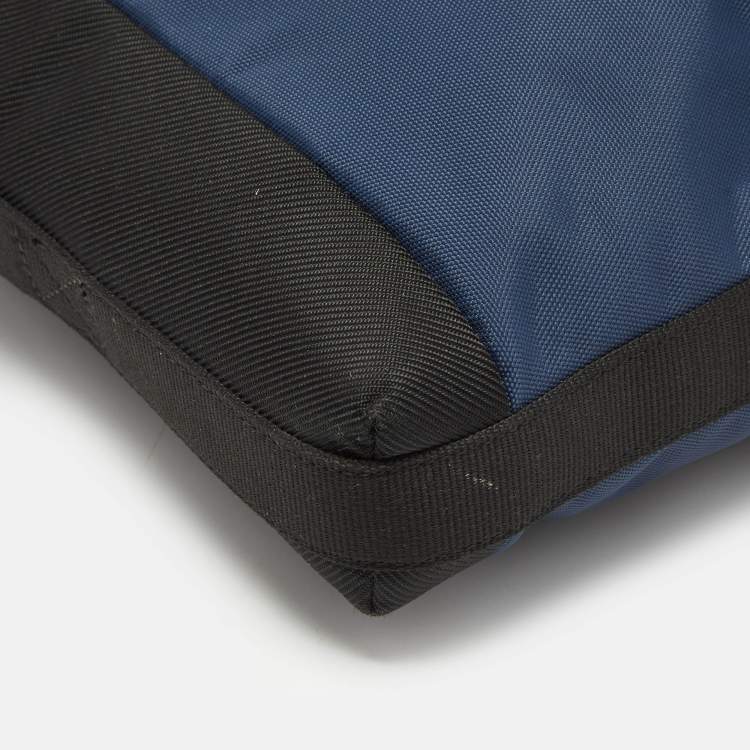Pre Owned Tumi Blue/Black Nylon Laptop Bag