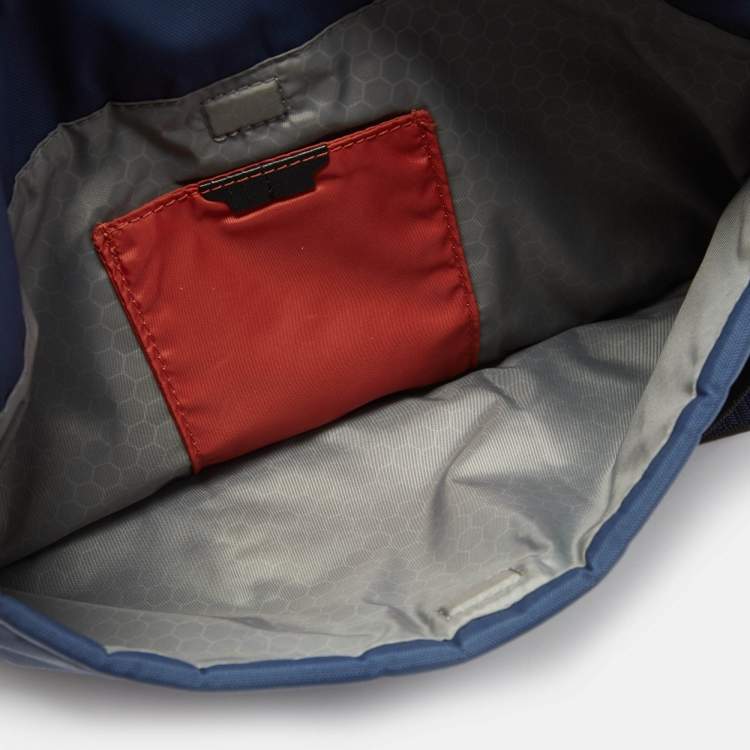 Pre Owned Tumi Blue/Black Nylon Laptop Bag
