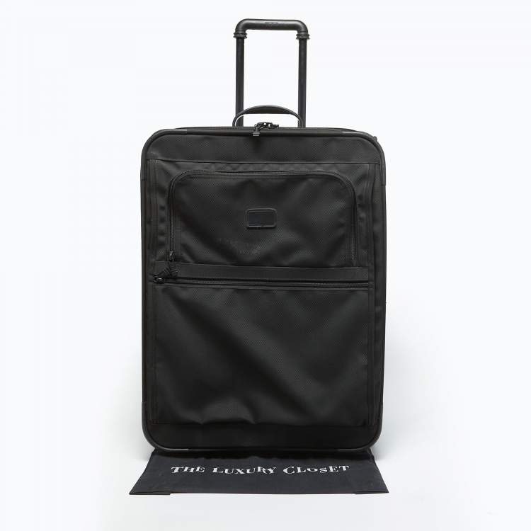 Pre Owned TUMI Black Nylon 2 Wheeled Alpha Expandable Luggage
