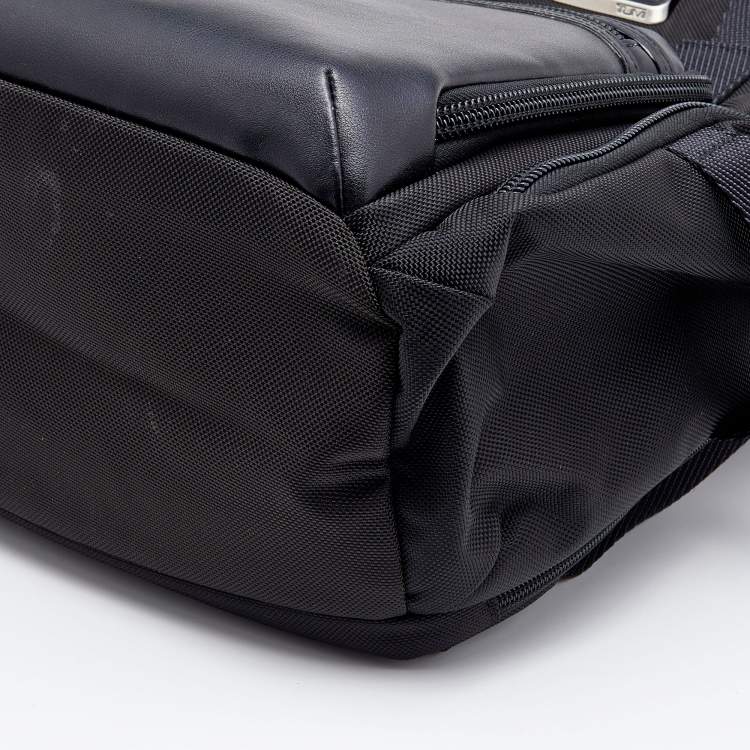 Pre Owned TUMI Black Nylon and Leather Backpack