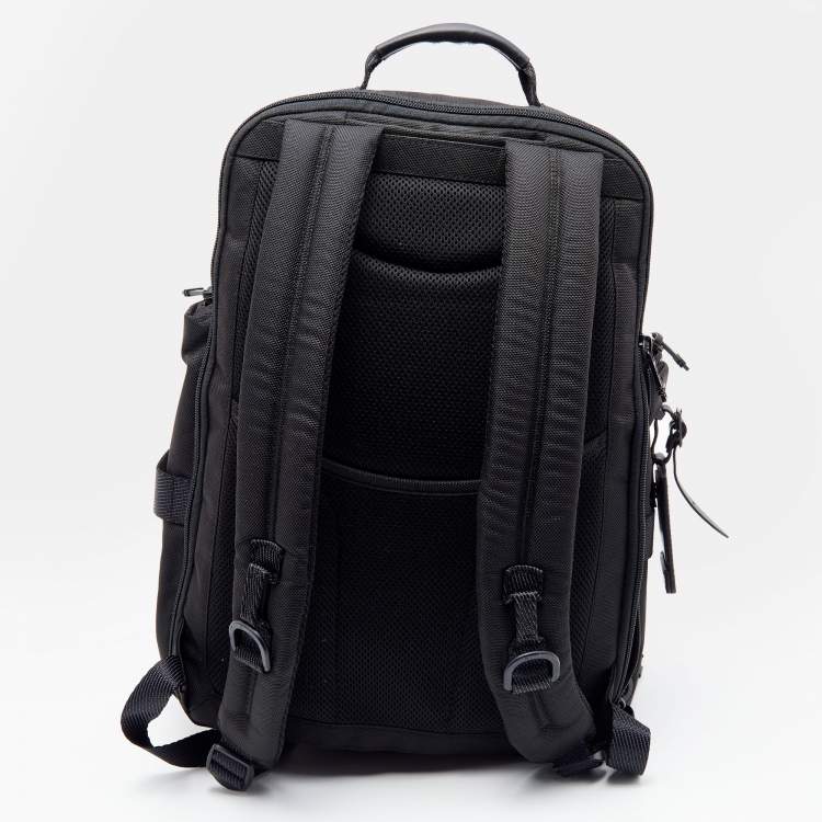 Pre Owned TUMI Black Nylon and Leather Backpack