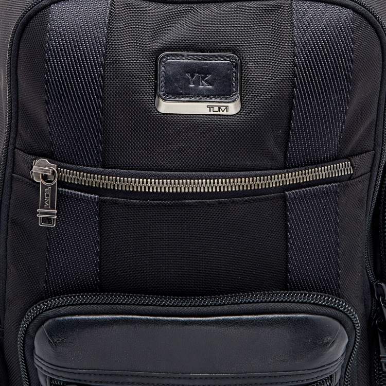 Pre Owned TUMI Black Nylon and Leather Backpack