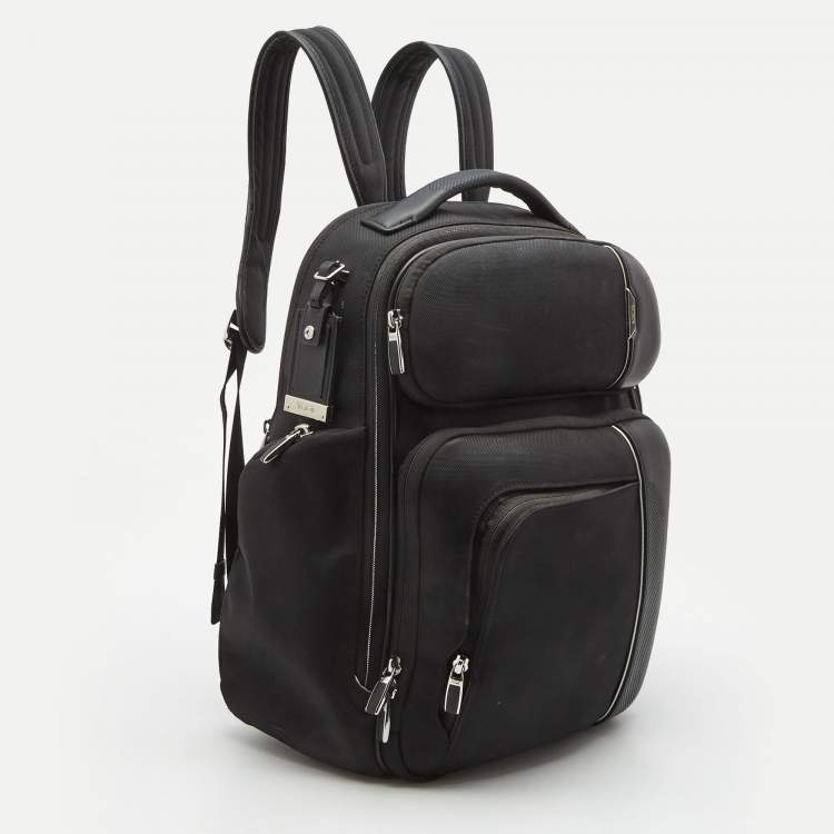 Pre Owned Tumi Black Nylon and Leather Barker Backpack