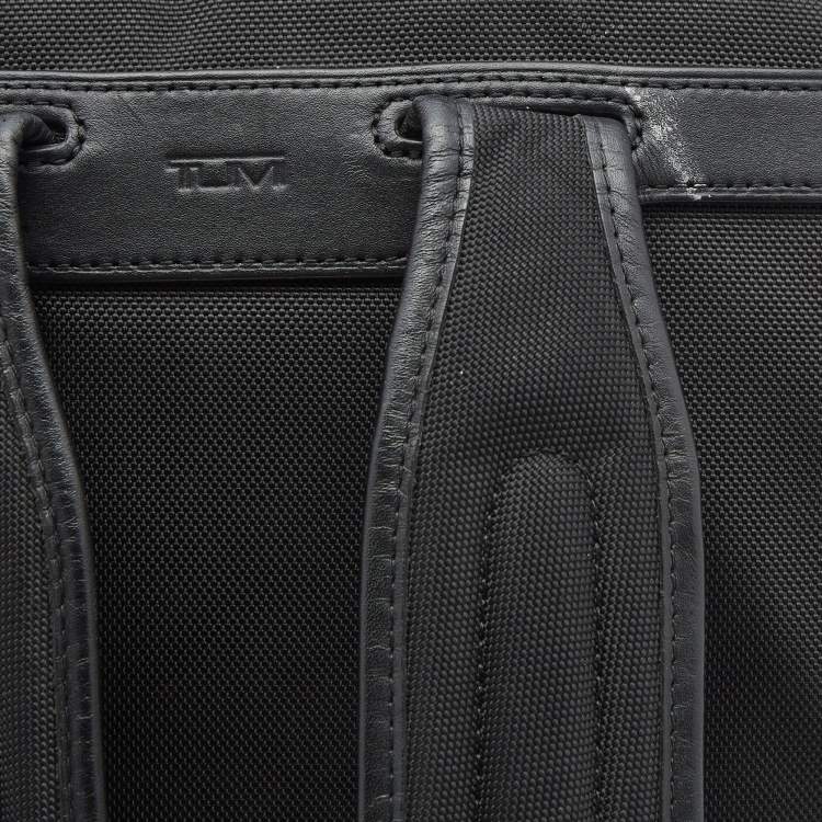 Pre Owned Tumi Black Nylon and Leather Barker Backpack