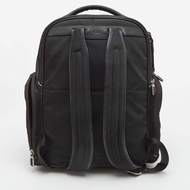 Pre Owned Tumi Black Nylon and Leather Barker Backpack