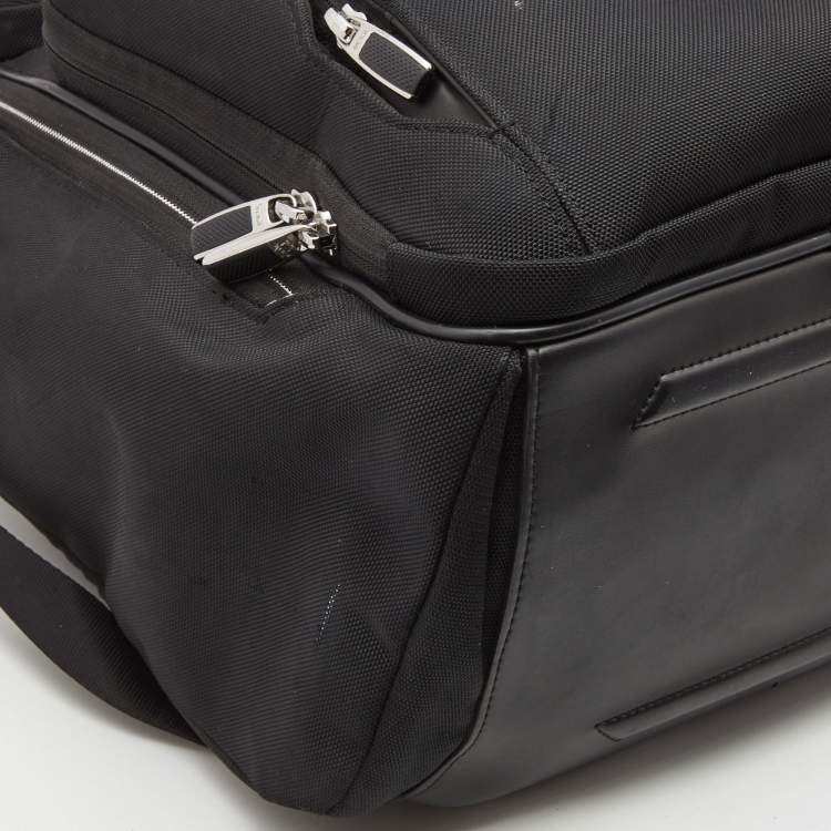 Pre Owned Tumi Black Nylon and Leather Barker Backpack