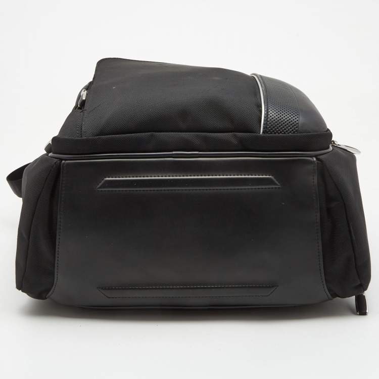 Pre Owned Tumi Black Nylon and Leather Barker Backpack