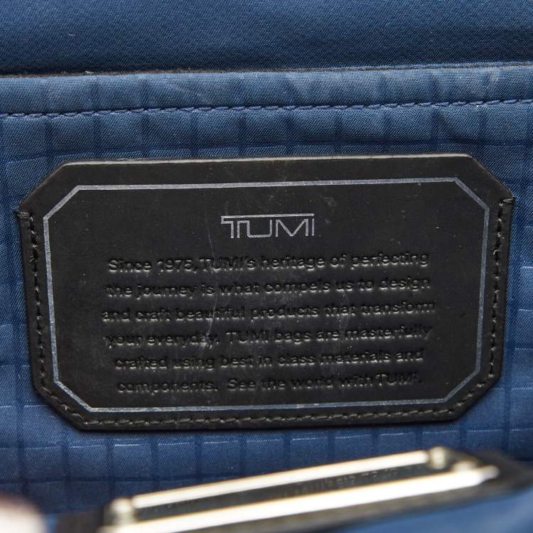 Pre Owned Tumi Black Nylon and Leather Barker Backpack