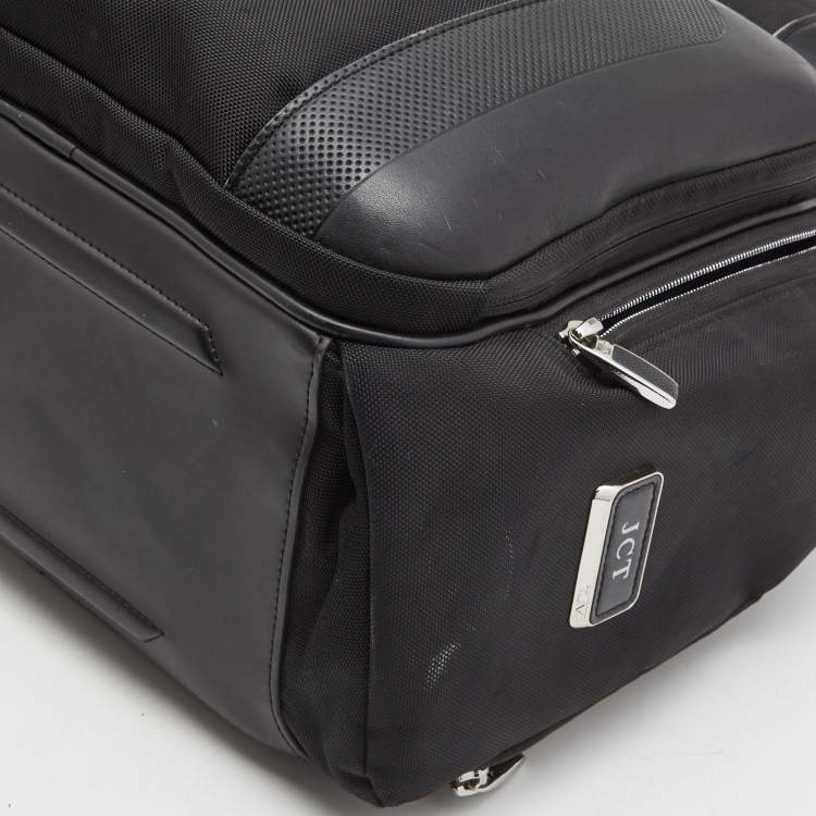 Pre Owned Tumi Black Nylon and Leather Barker Backpack