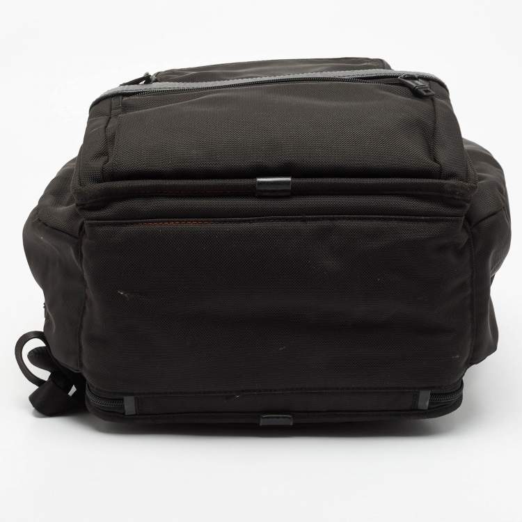 Pre Owned  TUMI Black Nylon and Leather Alpha 2 T-pass Business Class Backpack 