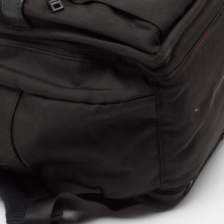 Pre Owned  TUMI Black Nylon and Leather Alpha 2 T-pass Business Class Backpack 