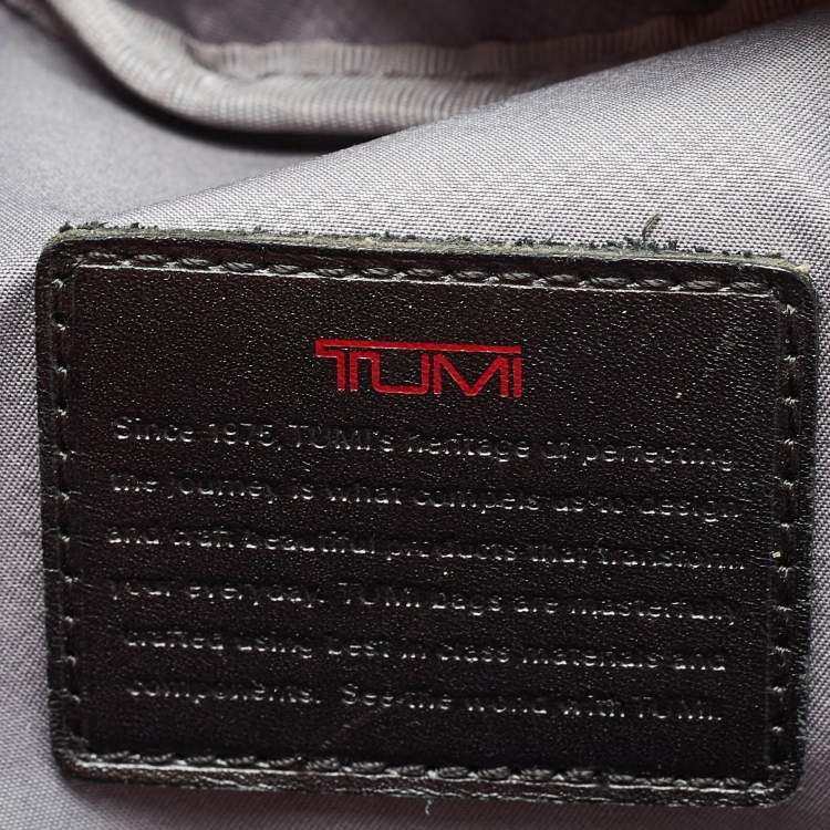 Pre Owned  TUMI Black Nylon and Leather Alpha 2 T-pass Business Class Backpack 