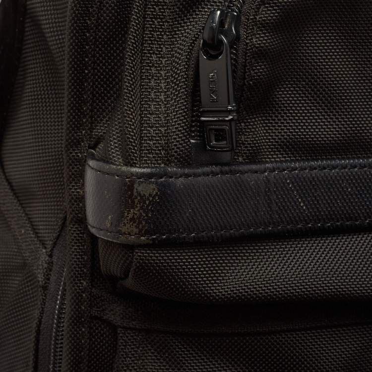 Pre Owned  TUMI Black Nylon and Leather Alpha 2 T-pass Business Class Backpack 