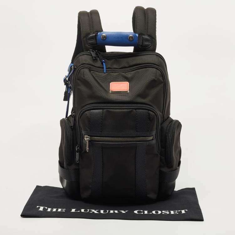 Pre Owned TUMI Black Nylon Alpha Bravo Nellis Backpack