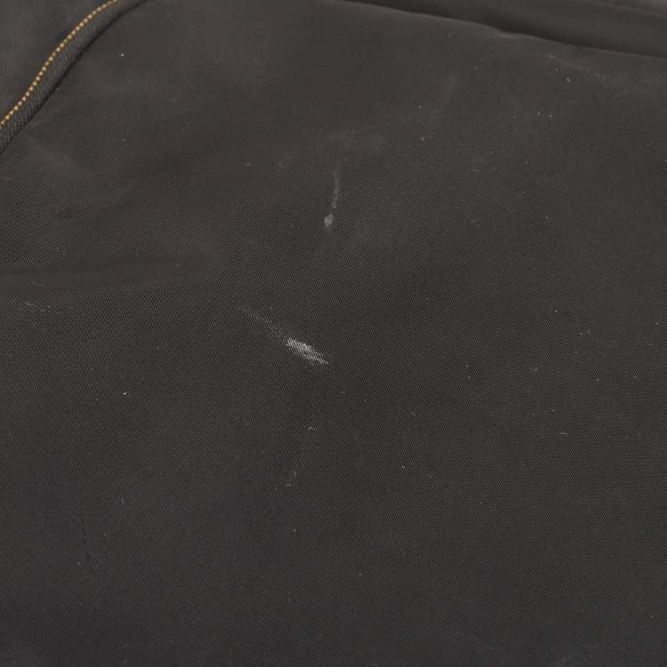 Pre Owned TUMI Black Nylon 4 Wheel Voyageur Carry On Luggage