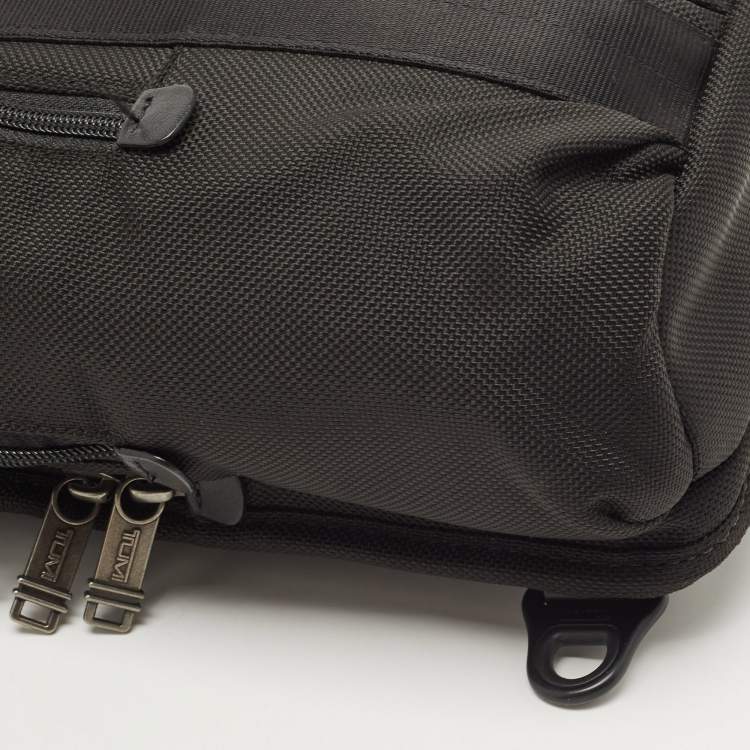 Pre Owned TUMI Black Nylon Alpha Bravo Monterey Sling Bag