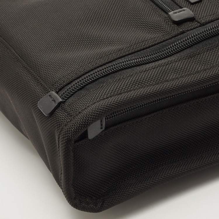 Pre Owned TUMI Black Nylon Alpha 2 Slim Deluxe Portfolio Laptop Bag 