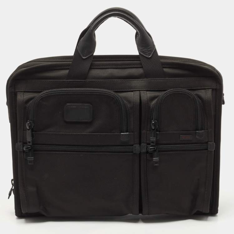Pre Owned TUMI Black Nylon Alpha II T-Pass Laptop Bag