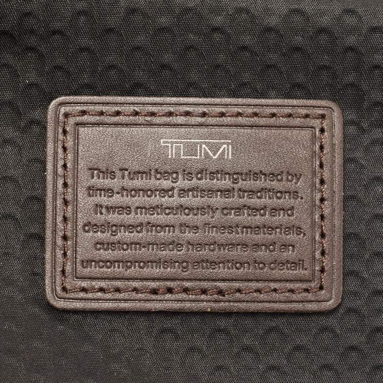 Pre Owned TUMI Black Nylon Alpha Riley Kit Pouch