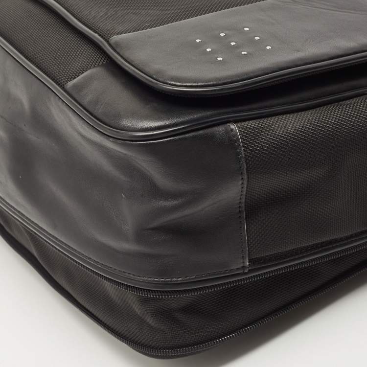 Pre Owned TUMI Black Nylon and Leather Spirit of Imagination Messenger Bag 