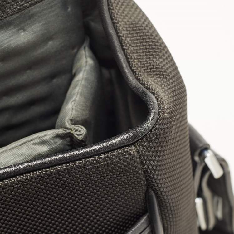 Pre Owned TUMI Black Nylon and Leather Spirit of Imagination Messenger Bag 